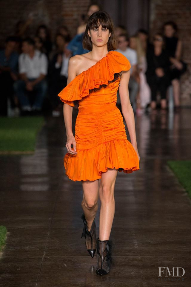 Beatriz Ronda featured in  the MSGM fashion show for Spring/Summer 2019