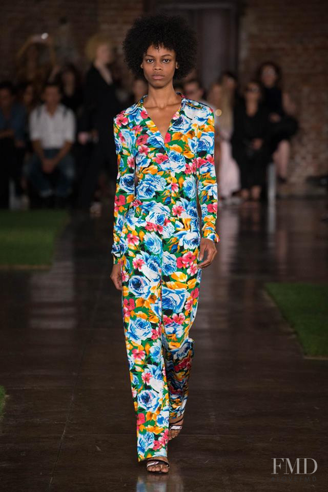 Aaliyah Hydes featured in  the MSGM fashion show for Spring/Summer 2019