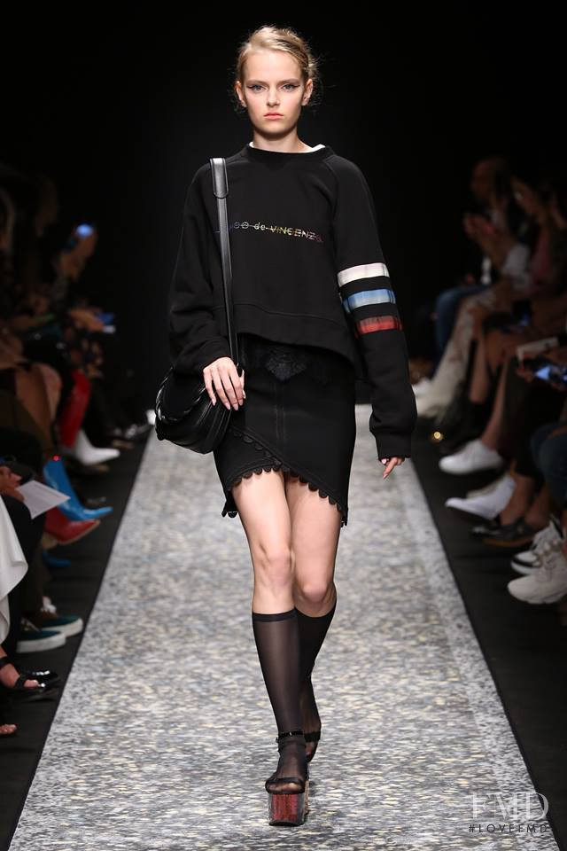 Ksenia Novikova featured in  the Marco de Vincenzo fashion show for Spring/Summer 2019