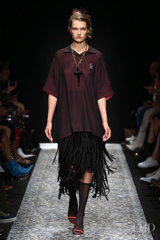 Laura Schoenmakers featured in  the Marco de Vincenzo fashion show for Spring/Summer 2019