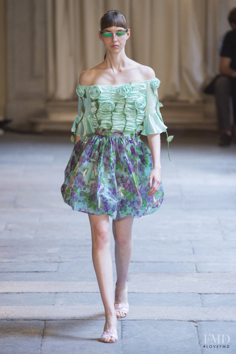 Maria Clara featured in  the Vivetta fashion show for Spring/Summer 2019