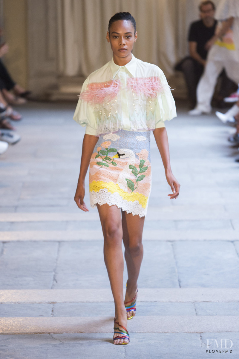 Martine Fox featured in  the Vivetta fashion show for Spring/Summer 2019