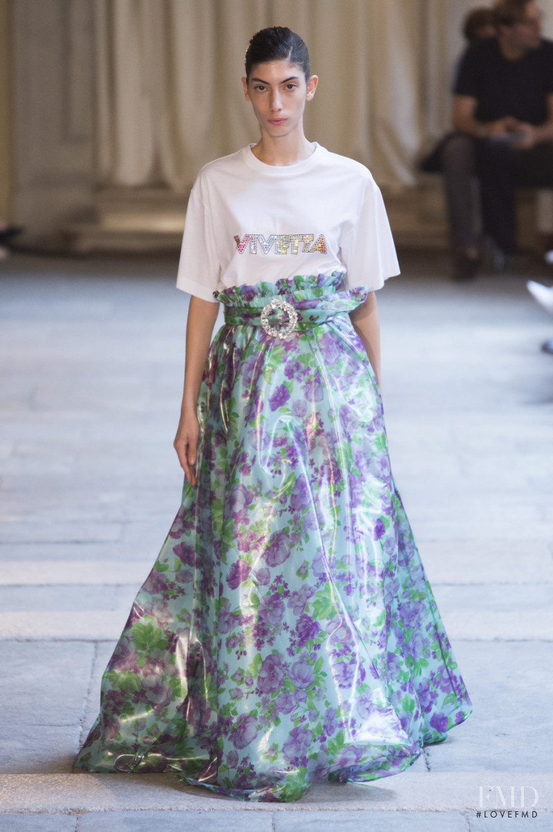 Oyku Bastas featured in  the Vivetta fashion show for Spring/Summer 2019