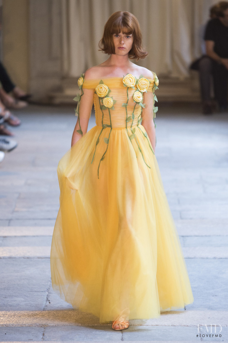 Fabienne Dobbe featured in  the Vivetta fashion show for Spring/Summer 2019