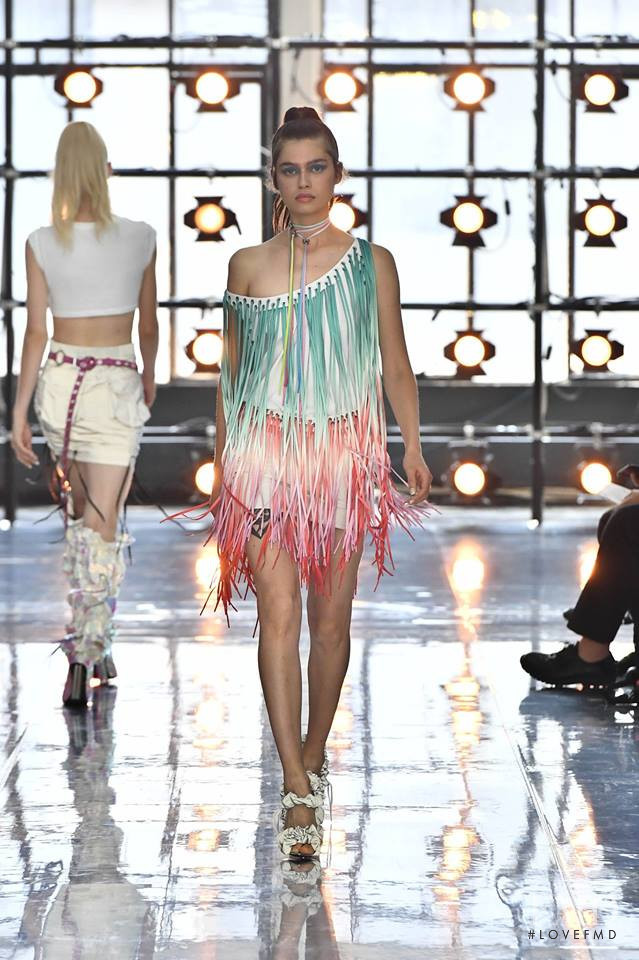 Nastya Zakharova featured in  the byblos fashion show for Spring/Summer 2019