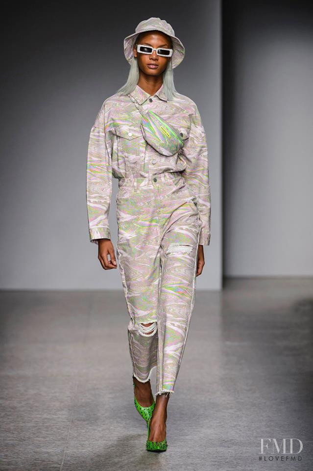Ariela Soares featured in  the Annakiki fashion show for Spring/Summer 2019
