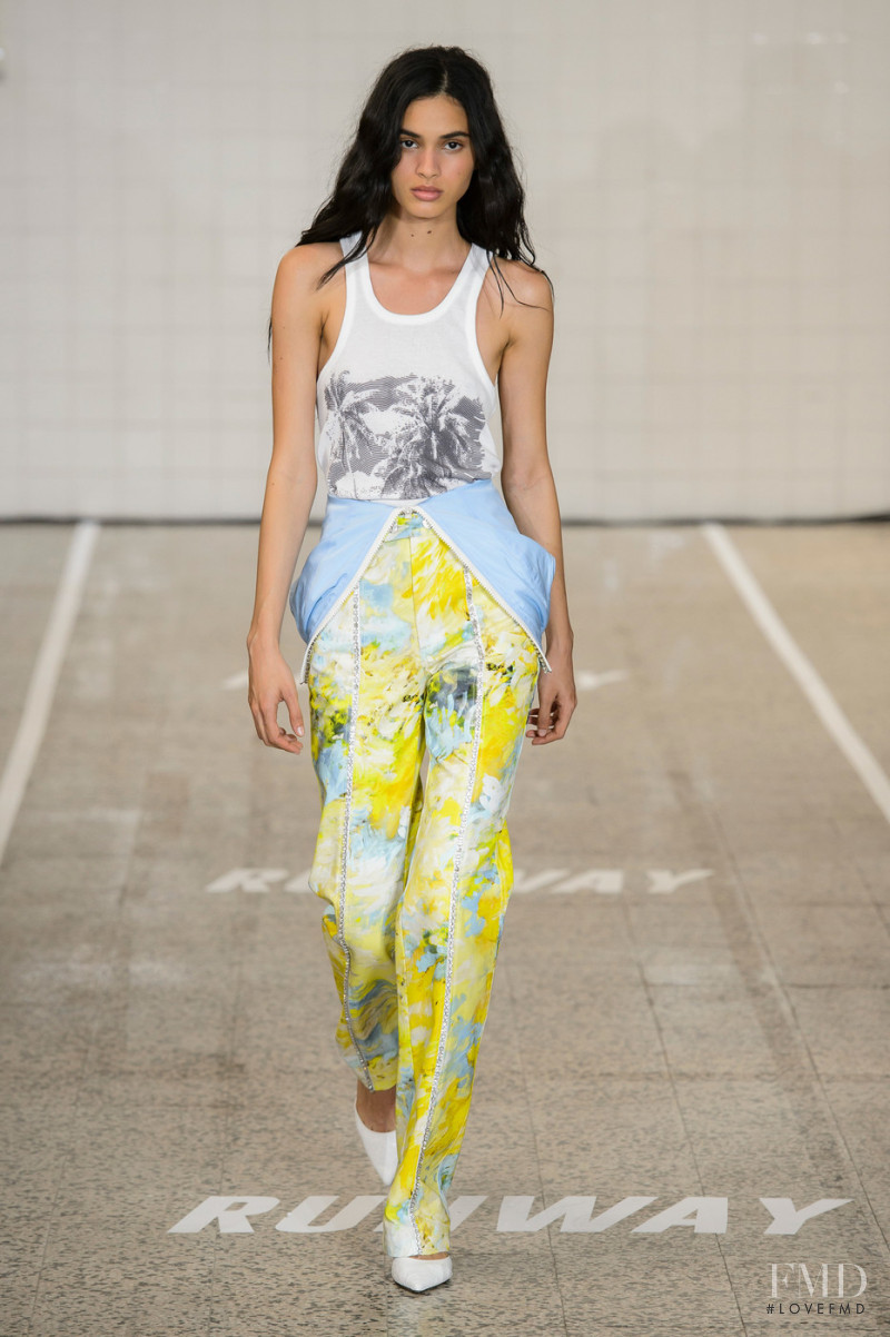 Aira Ferreira featured in  the BROGNANO fashion show for Spring/Summer 2019