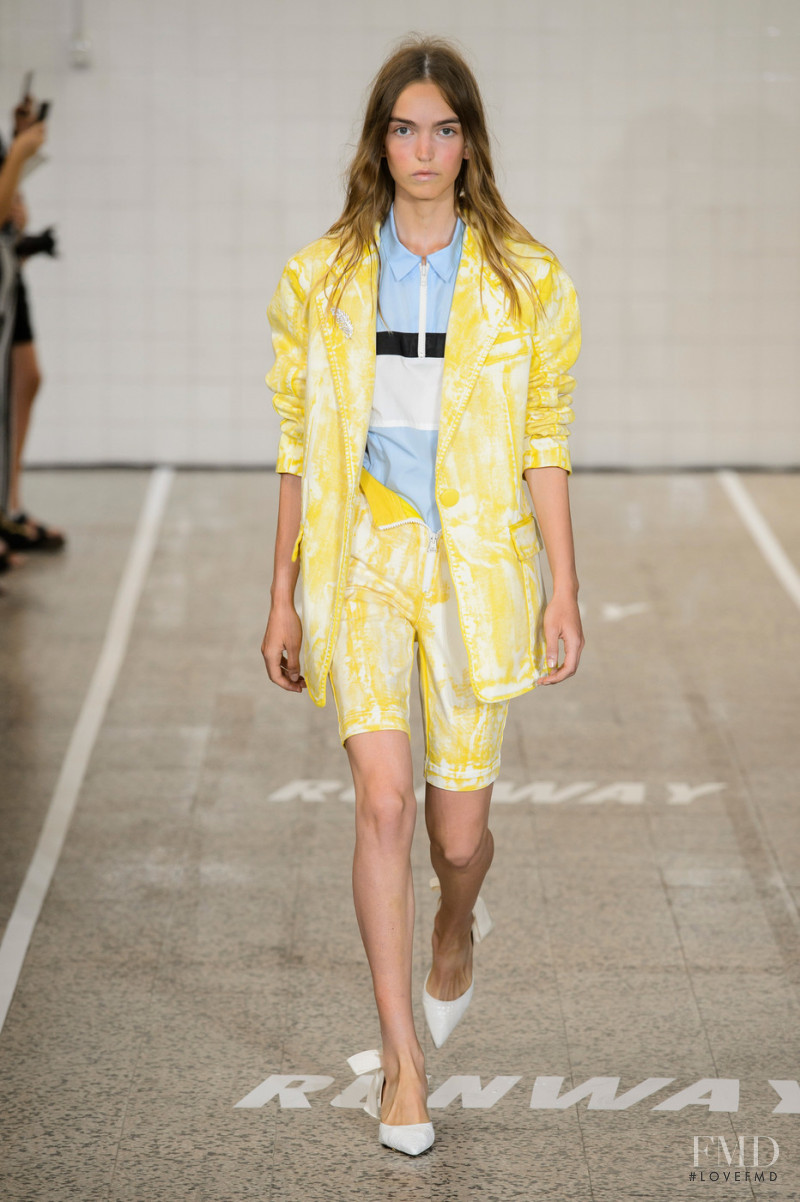 Mika Schwarz featured in  the BROGNANO fashion show for Spring/Summer 2019