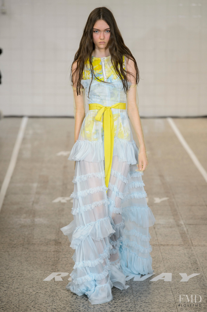 Sofia Steinberg featured in  the BROGNANO fashion show for Spring/Summer 2019