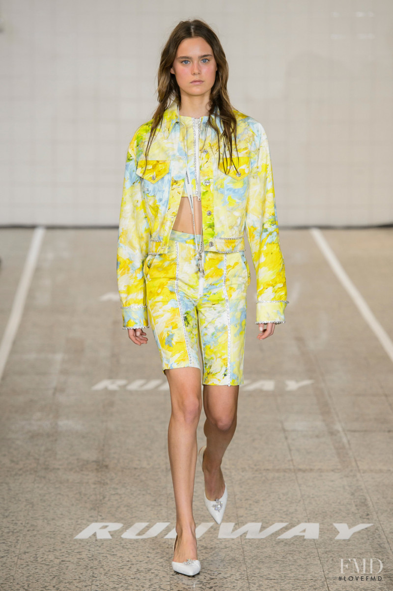 Tia Brandsma featured in  the BROGNANO fashion show for Spring/Summer 2019