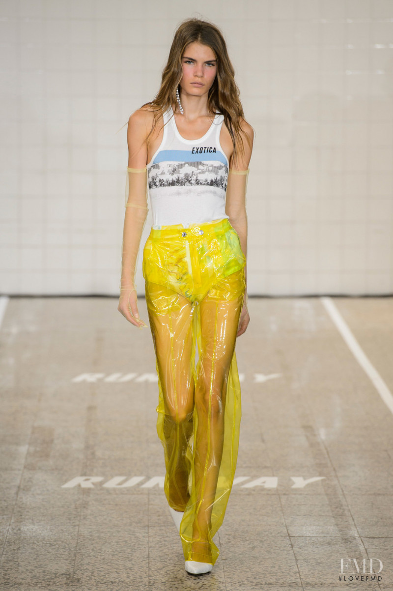 Sophie Rask featured in  the BROGNANO fashion show for Spring/Summer 2019