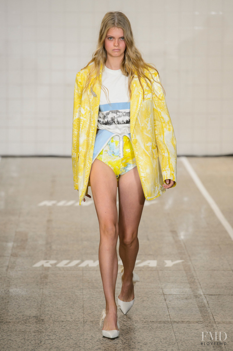 Shannon Huitema featured in  the BROGNANO fashion show for Spring/Summer 2019