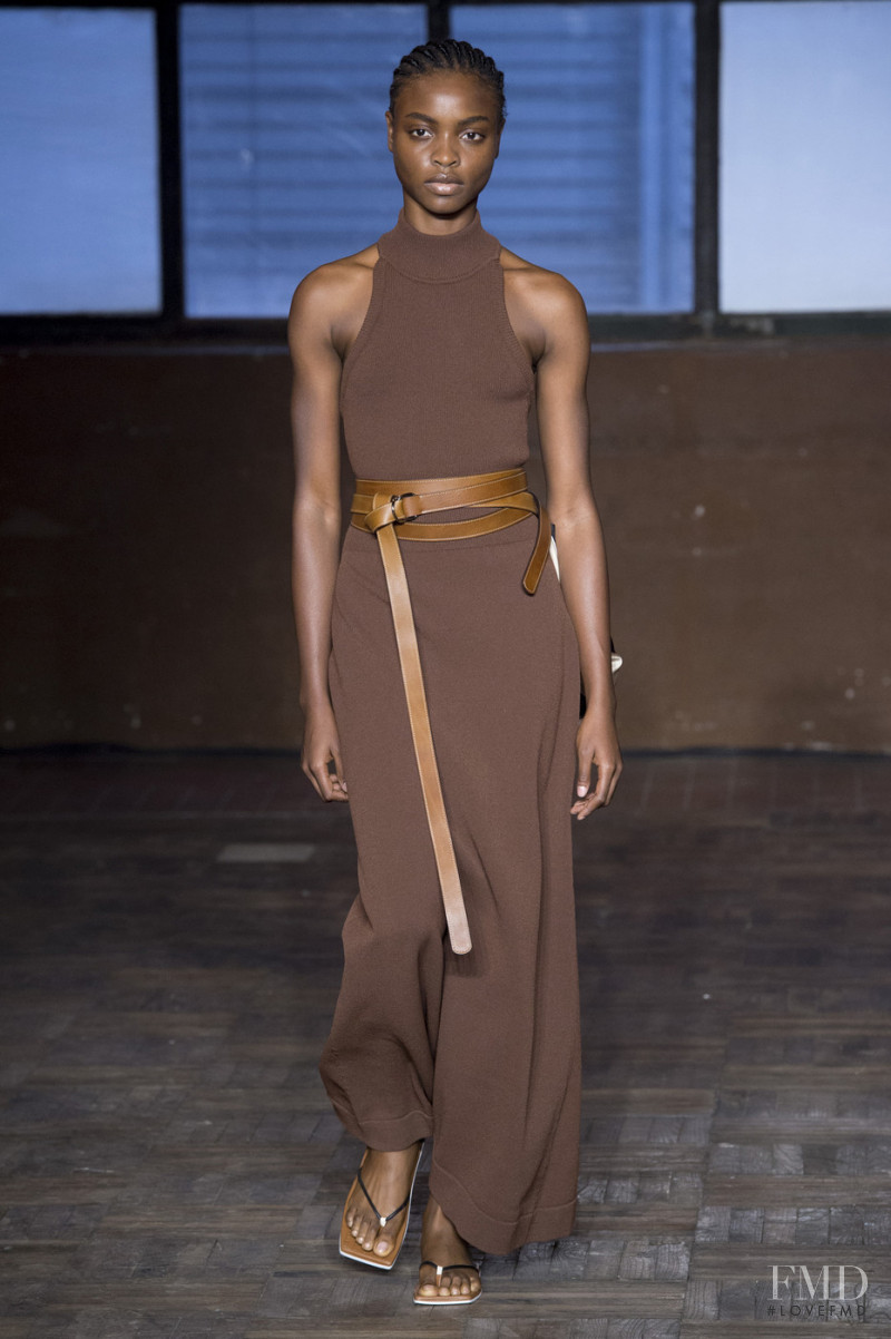 Olamide Ogundele featured in  the Erika Cavallini fashion show for Autumn/Winter 2019