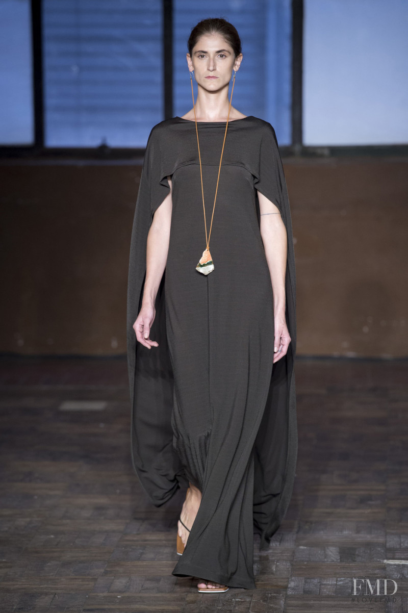 Marie Piovesan featured in  the Erika Cavallini fashion show for Autumn/Winter 2019