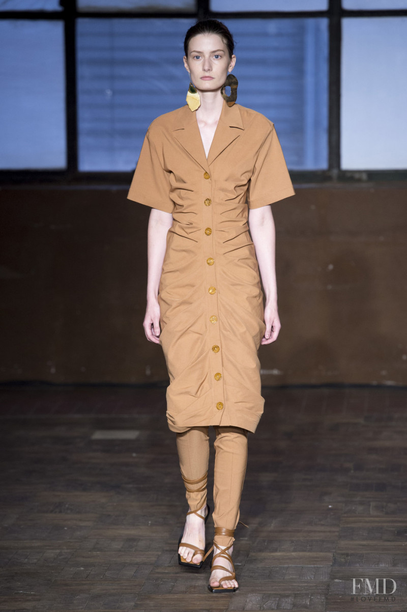 Viktoria Machajdik featured in  the Erika Cavallini fashion show for Autumn/Winter 2019