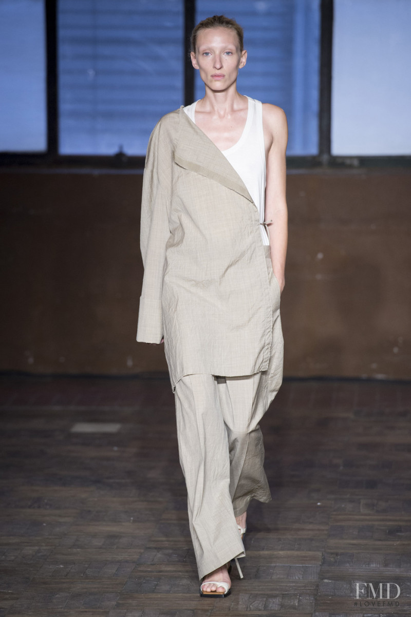 Maggie Maurer featured in  the Erika Cavallini fashion show for Autumn/Winter 2019