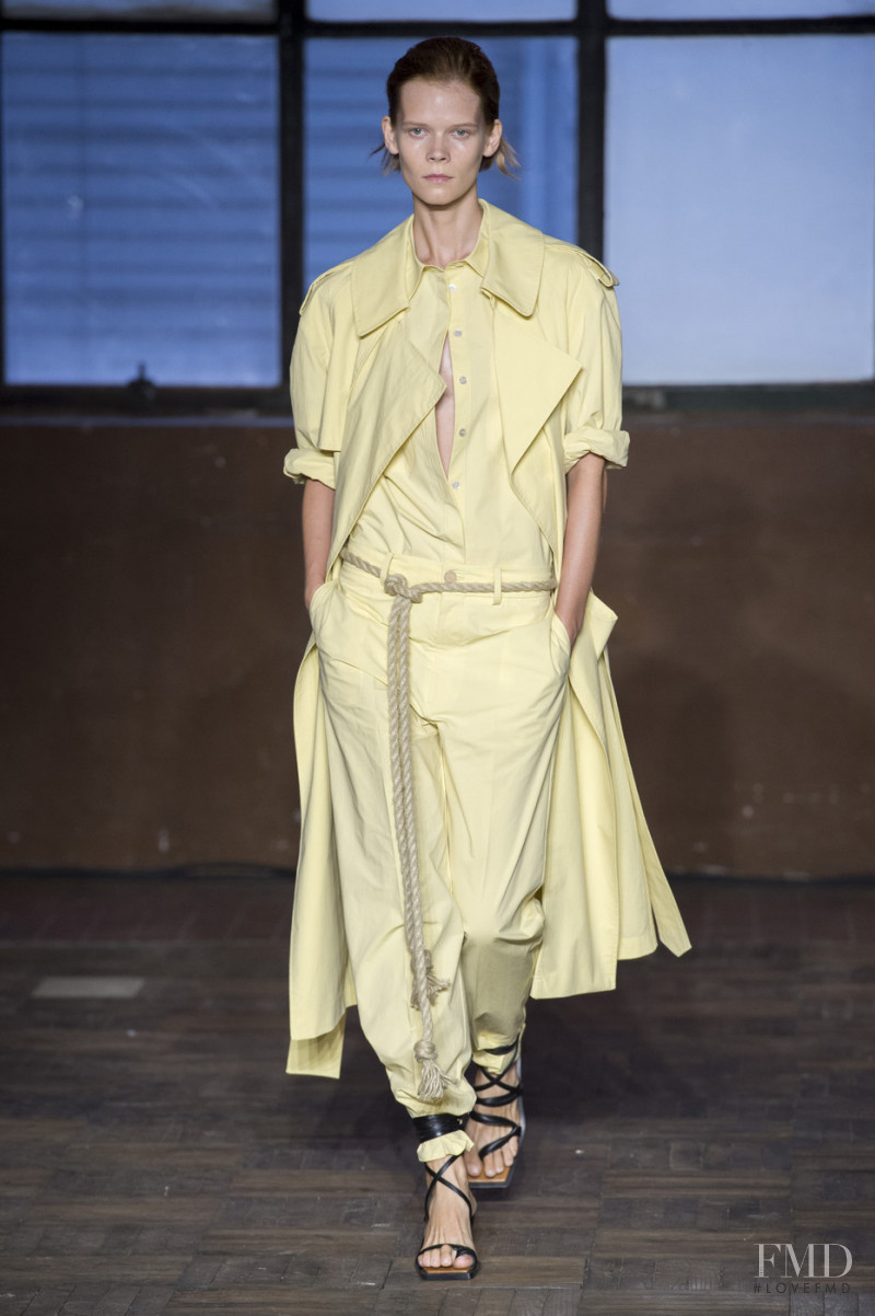 Irina Kravchenko featured in  the Erika Cavallini fashion show for Autumn/Winter 2019