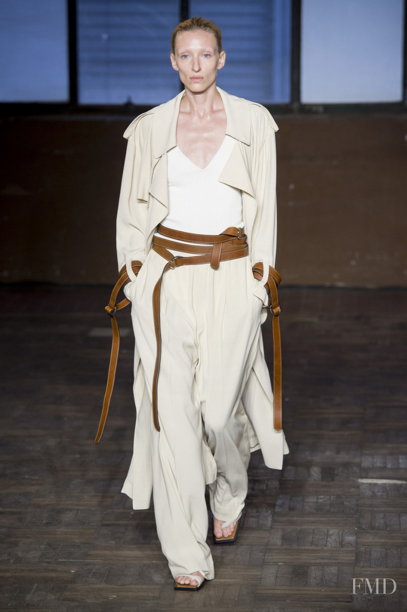 Maggie Maurer featured in  the Erika Cavallini fashion show for Autumn/Winter 2019