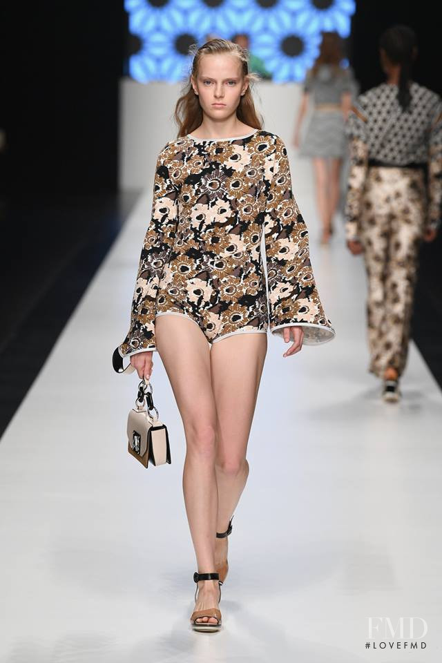 Ksenia Novikova featured in  the Anteprima fashion show for Spring/Summer 2019