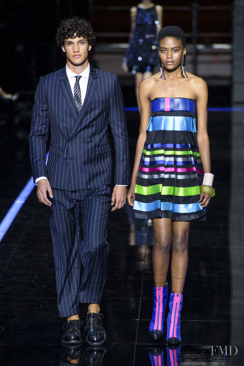 Francisco Henriques featured in  the Emporio Armani fashion show for Spring/Summer 2019