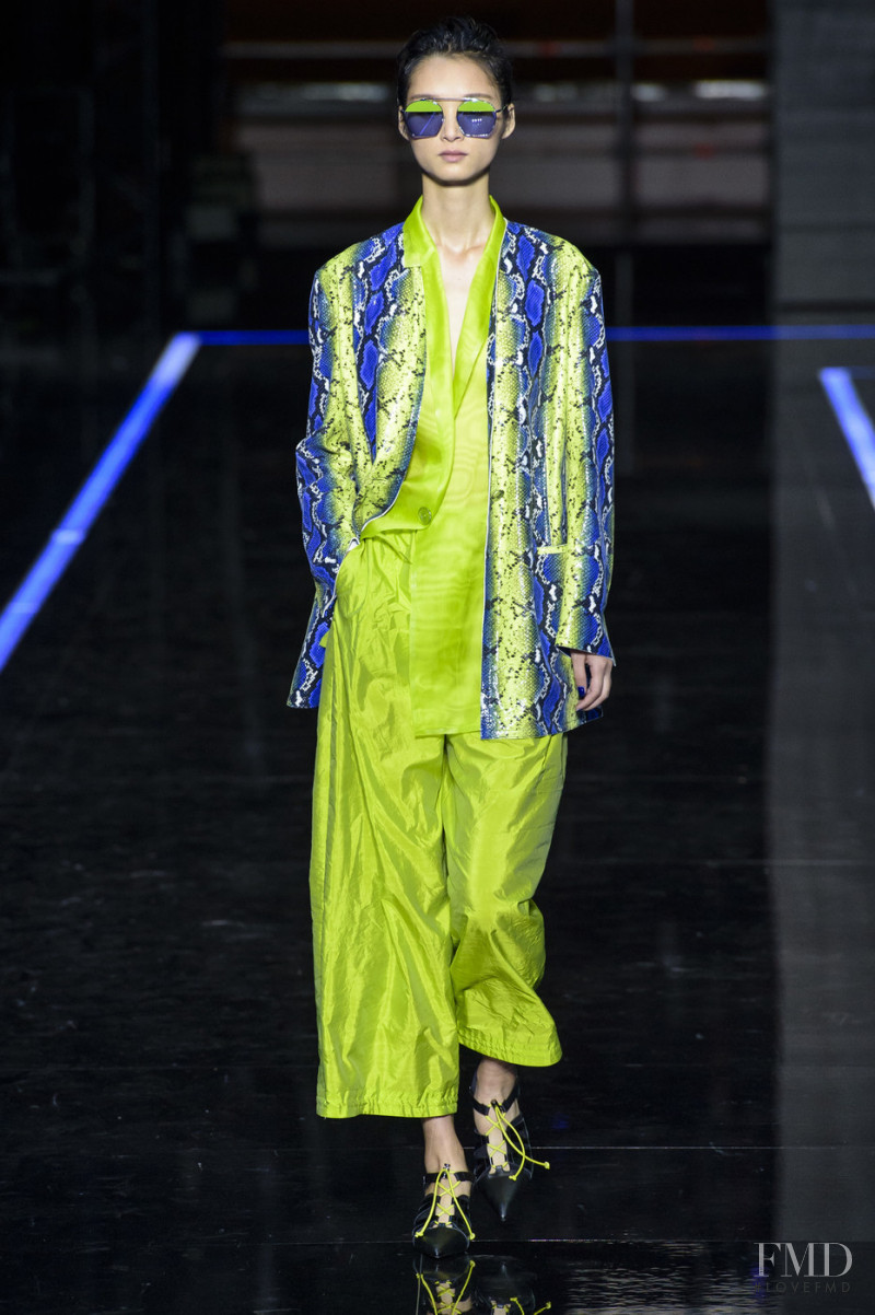 Xiao Ying Shi featured in  the Emporio Armani fashion show for Spring/Summer 2019