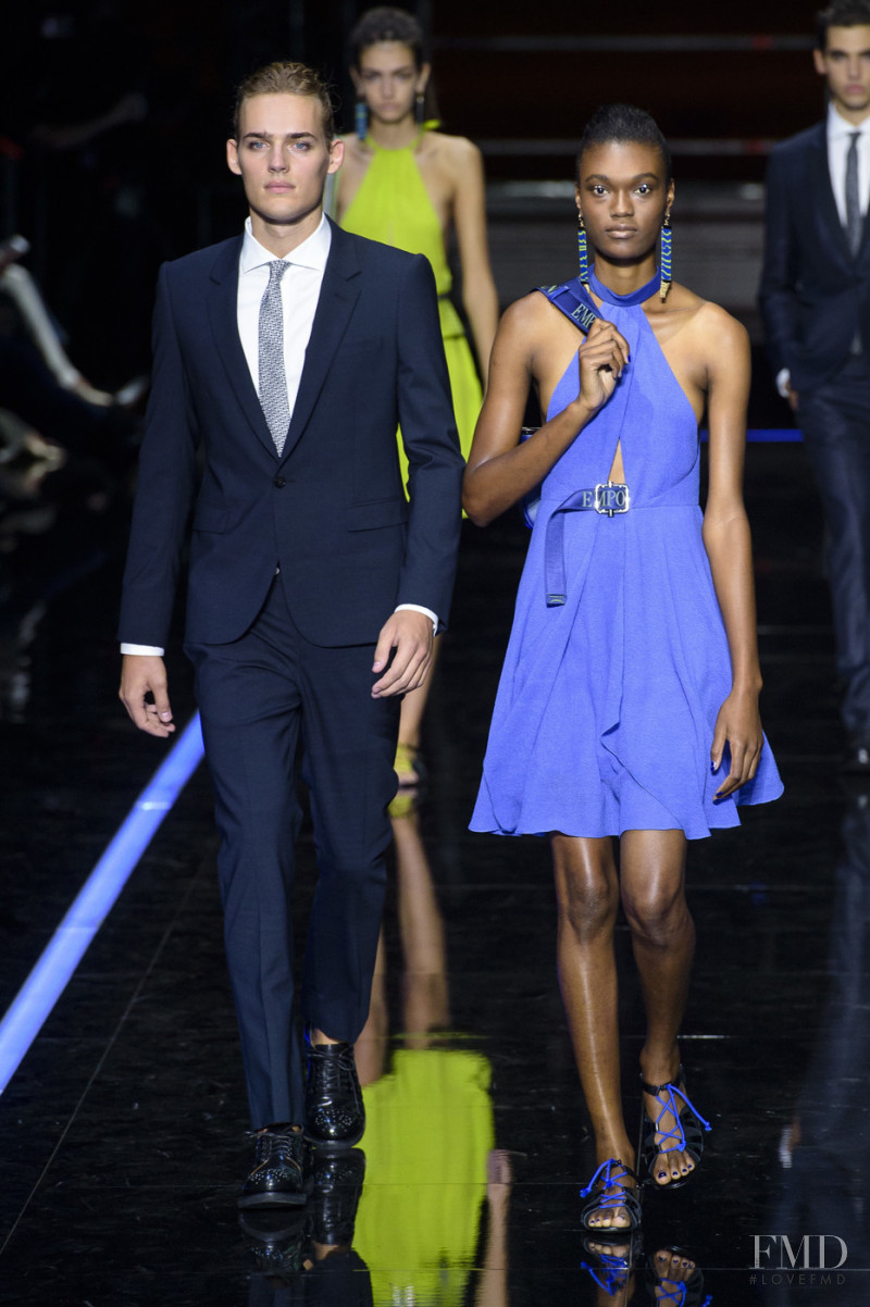Ton Heukels featured in  the Emporio Armani fashion show for Spring/Summer 2019