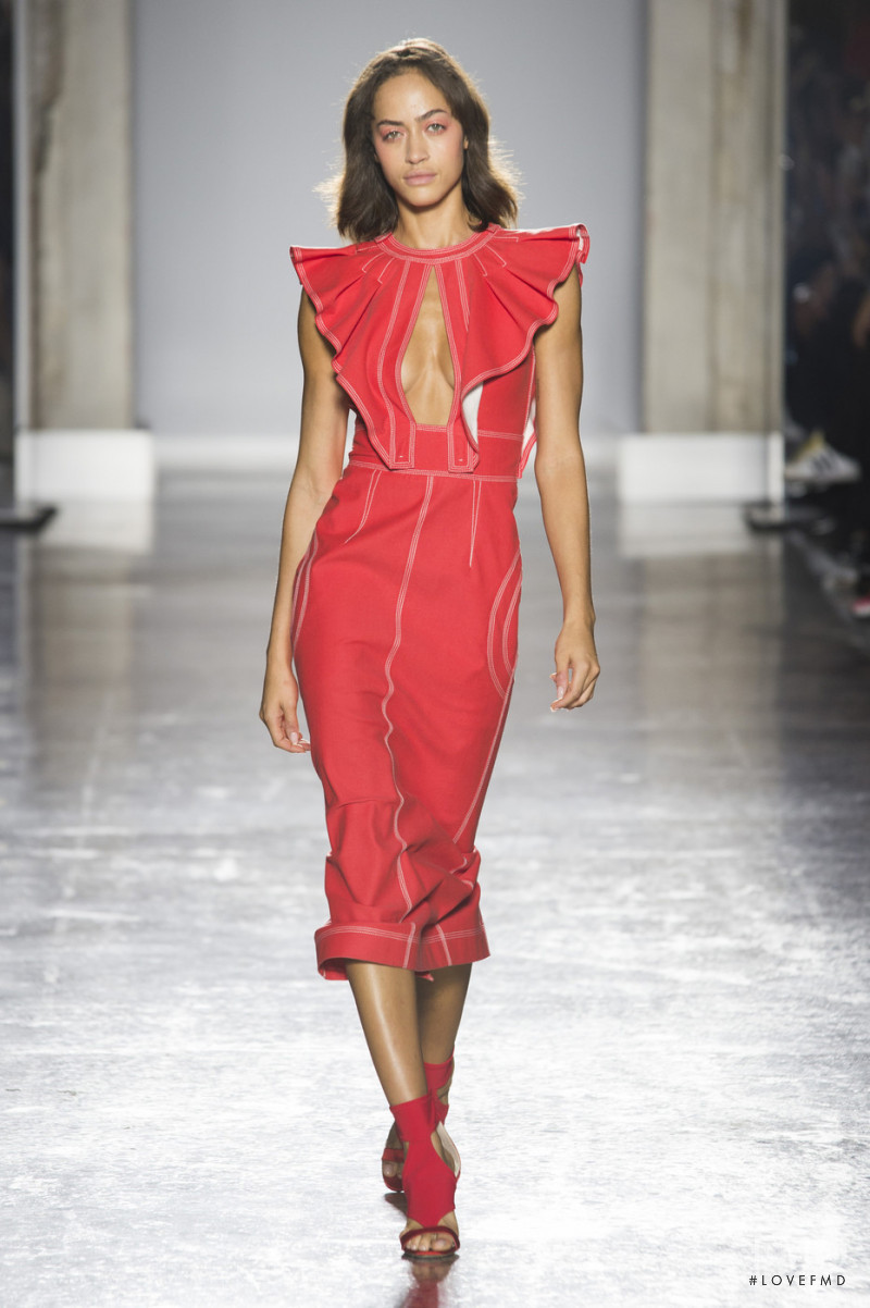 Alanna Arrington featured in  the Genny fashion show for Spring/Summer 2019