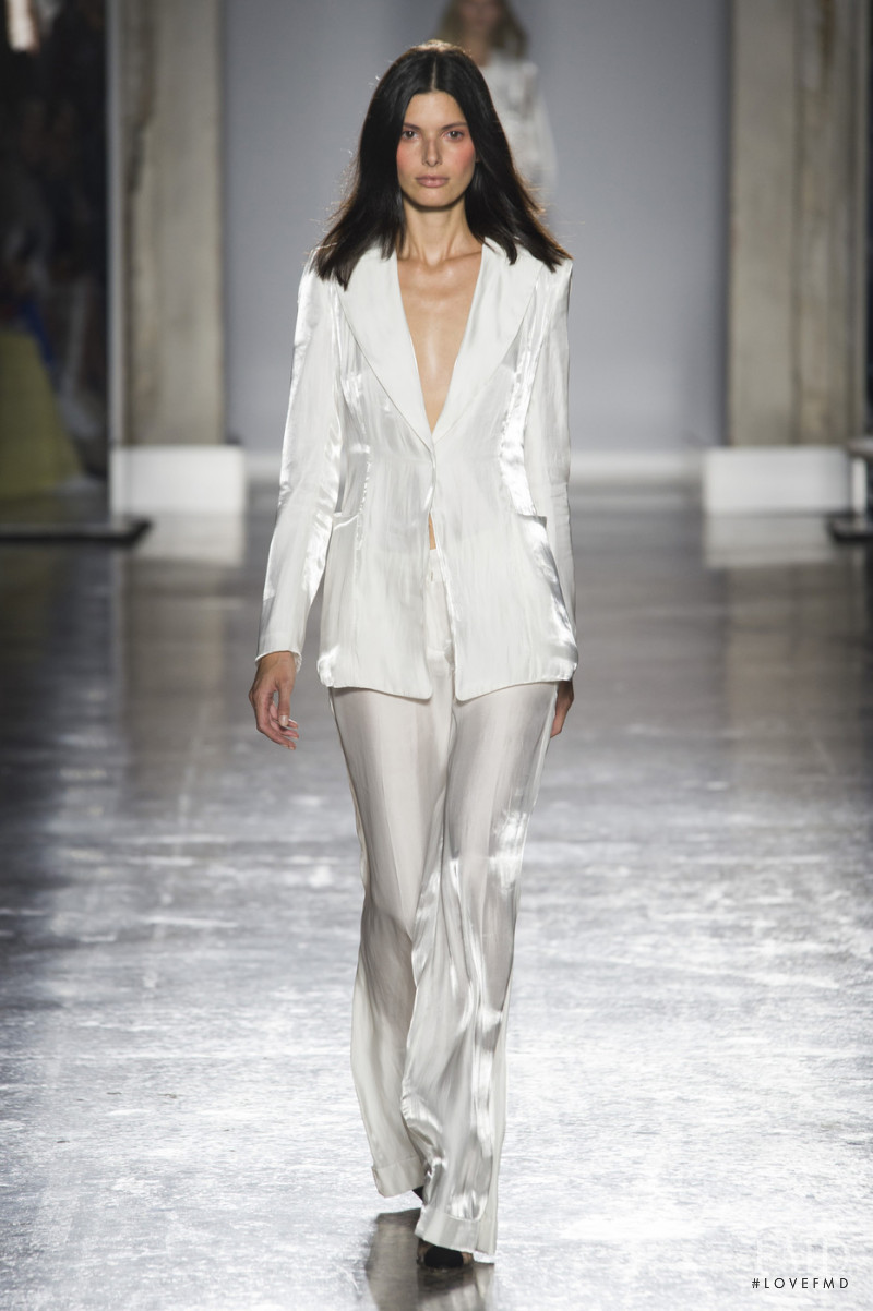 Giulia Manini featured in  the Genny fashion show for Spring/Summer 2019