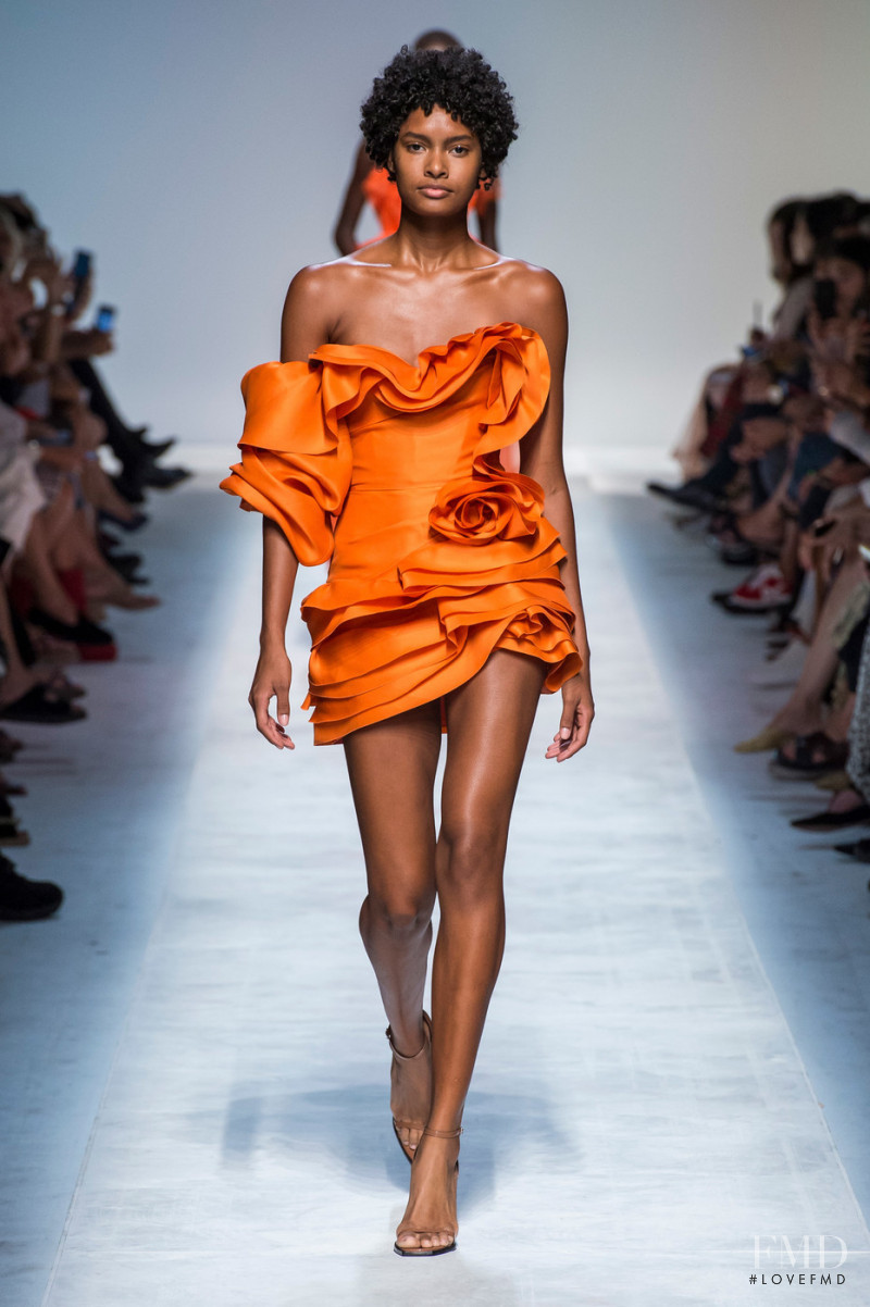 Gabi Gabriela Rodrigues featured in  the Ermanno Scervino fashion show for Spring/Summer 2019