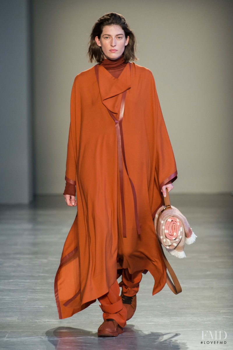 Jennae Quisenberry featured in  the Agnona fashion show for Spring/Summer 2019