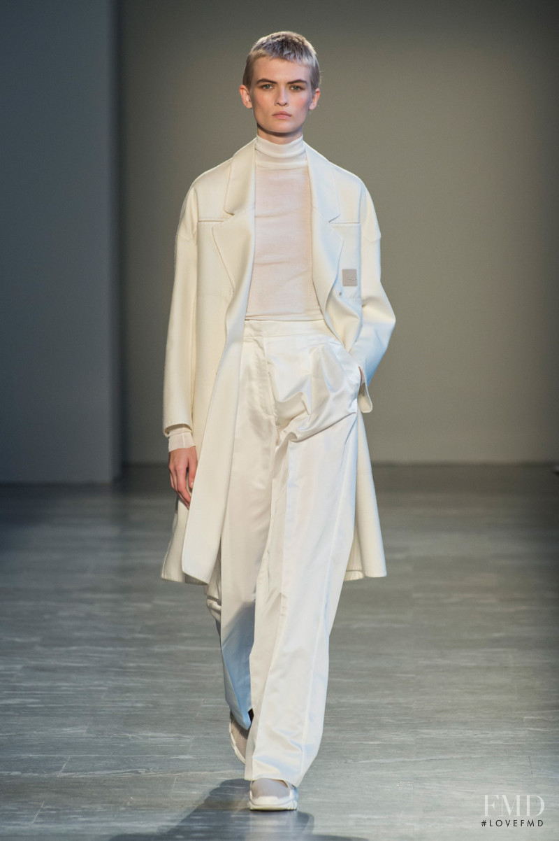 Lara Mullen featured in  the Agnona fashion show for Spring/Summer 2019