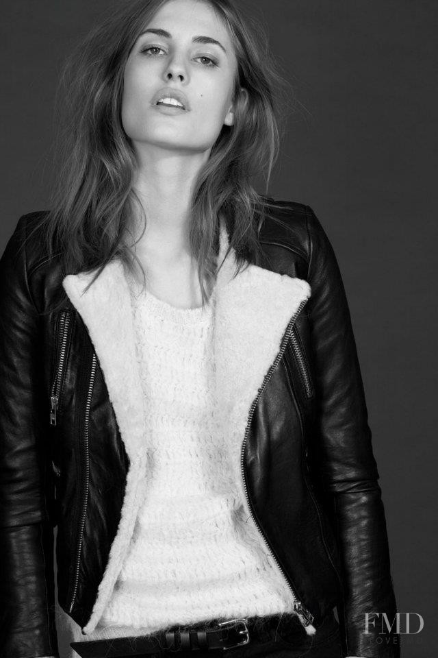 Nadja Bender featured in  the IRO Paris lookbook for Autumn/Winter 2012