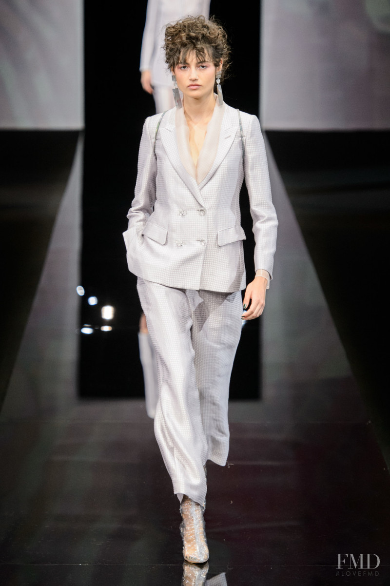 Bruna Ludtke featured in  the Giorgio Armani fashion show for Spring/Summer 2019