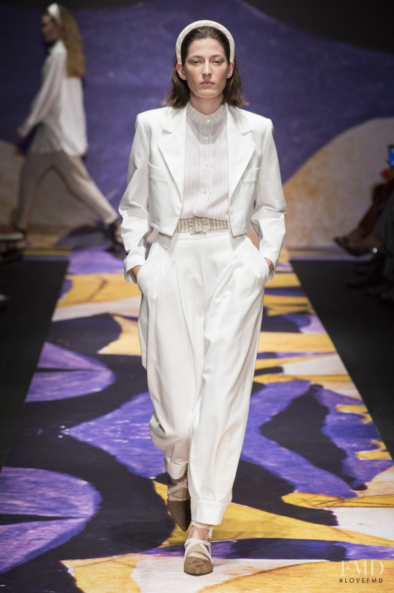 Jennae Quisenberry featured in  the Laura Biagiotti fashion show for Spring/Summer 2019