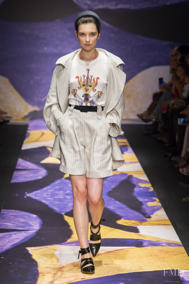 Anastasia Chekry featured in  the Laura Biagiotti fashion show for Spring/Summer 2019