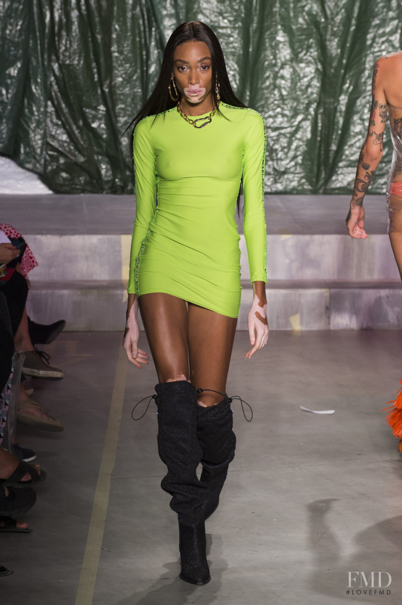 Winnie Chantelle Harlow featured in  the GCDS fashion show for Spring/Summer 2019