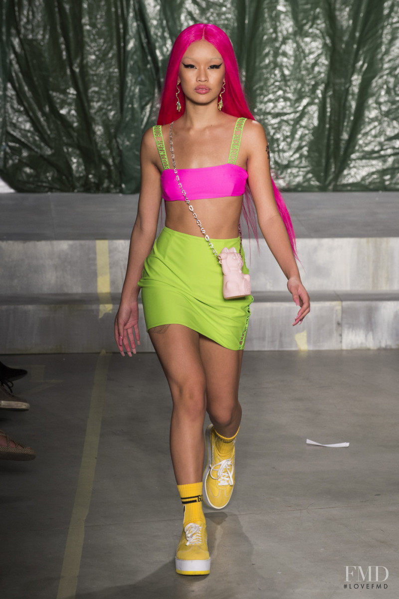 ChinqPink Jaychelle Vannatta featured in  the GCDS fashion show for Spring/Summer 2019