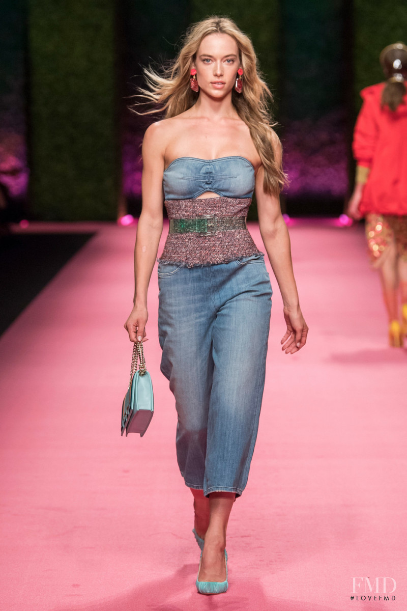 Hannah Ferguson featured in  the Elisabetta Franchi fashion show for Spring/Summer 2019