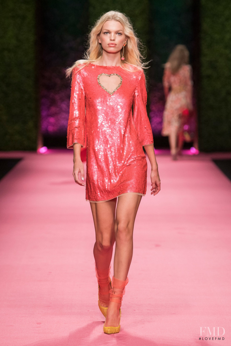 Daphne Groeneveld featured in  the Elisabetta Franchi fashion show for Spring/Summer 2019