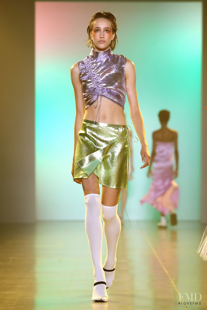 Julia Cordova featured in  the PRISCAVera fashion show for Spring/Summer 2019