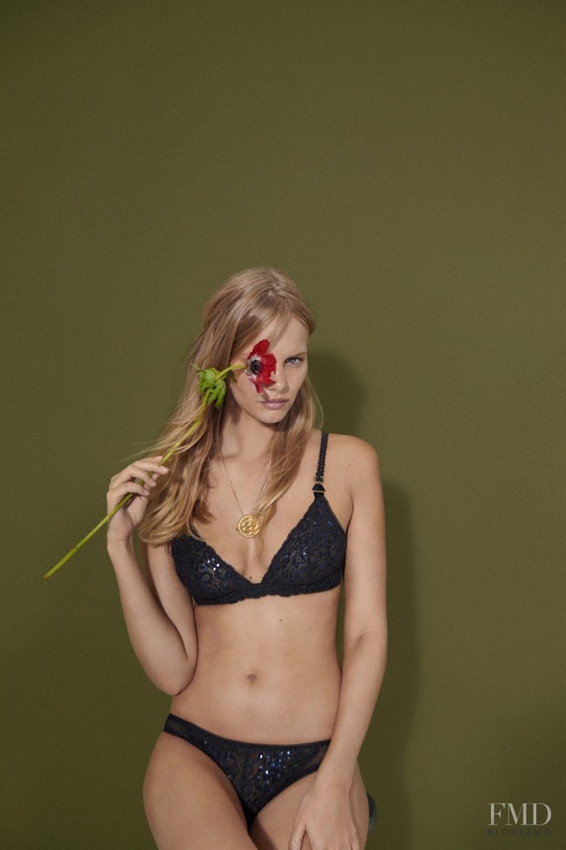 Marloes Horst featured in  the Stella McCartney Lingerie advertisement for Autumn/Winter 2013