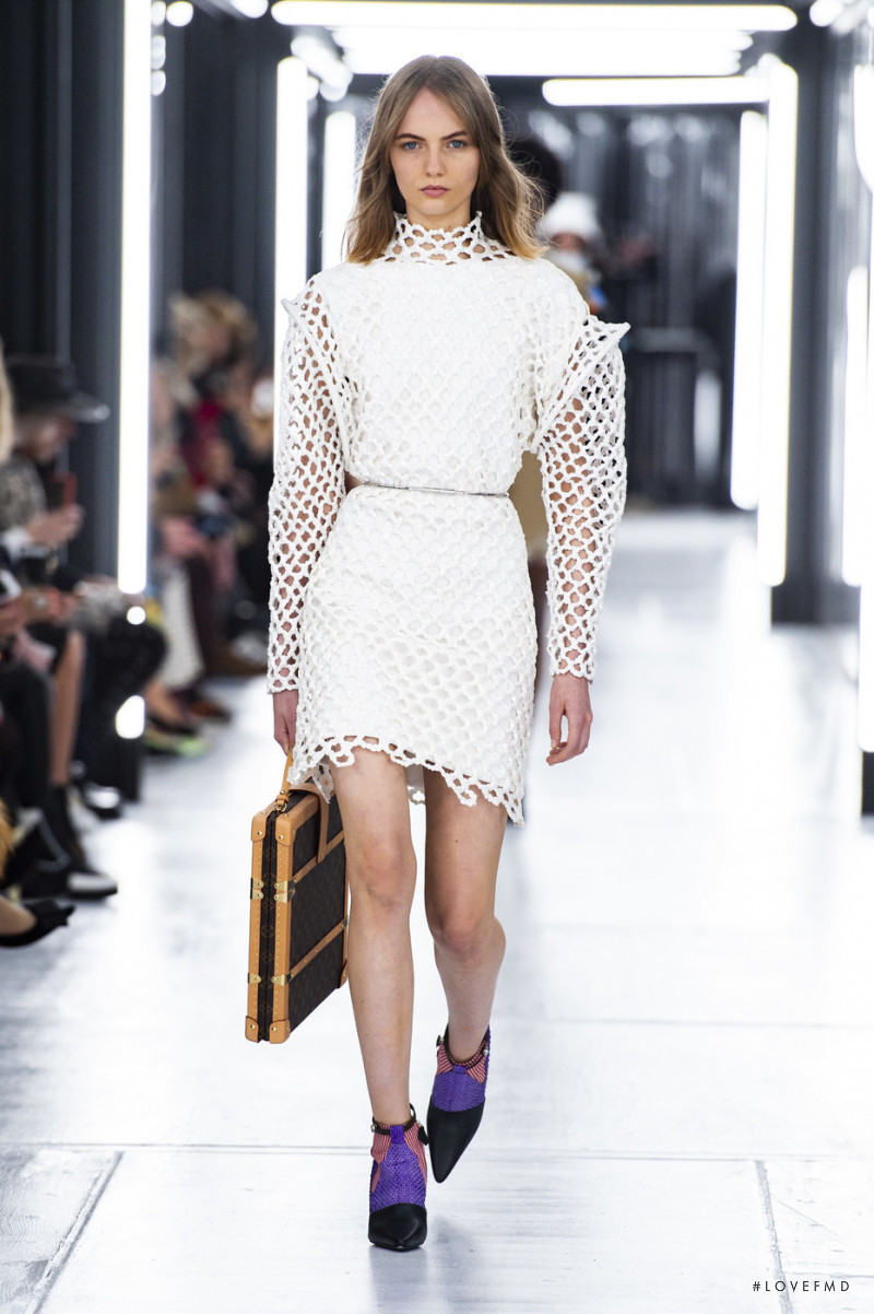 Fran Summers featured in  the Louis Vuitton fashion show for Spring/Summer 2019