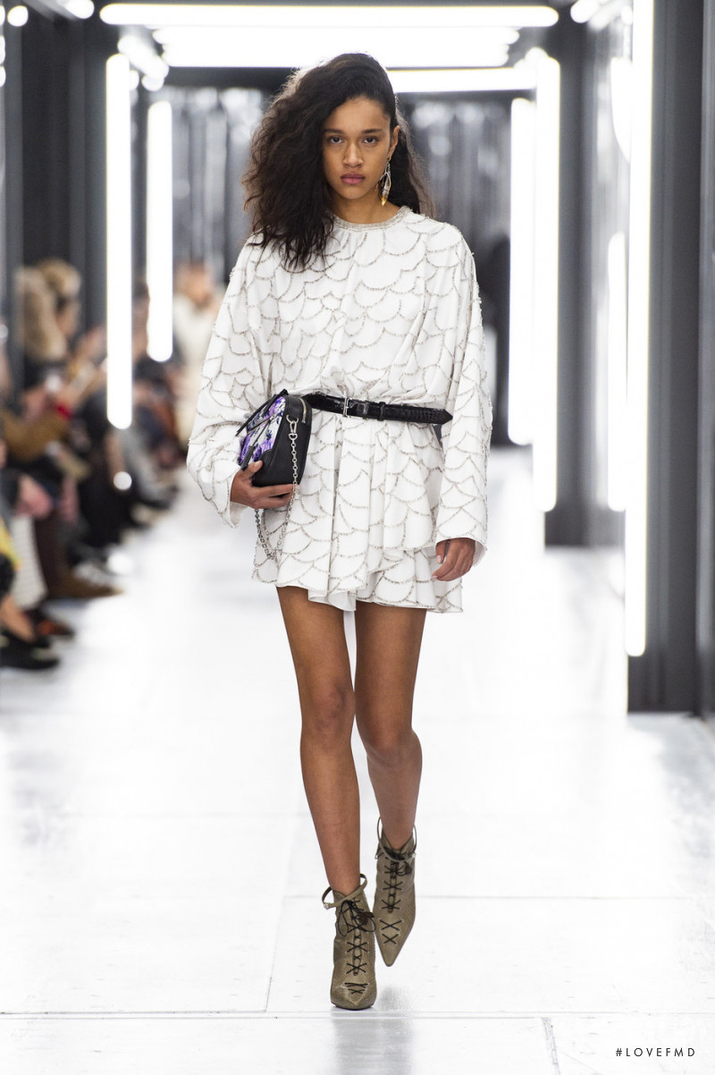 Mara Kasanpawiro featured in  the Louis Vuitton fashion show for Spring/Summer 2019