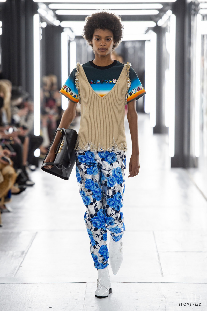 Theresa Hayes featured in  the Louis Vuitton fashion show for Spring/Summer 2019