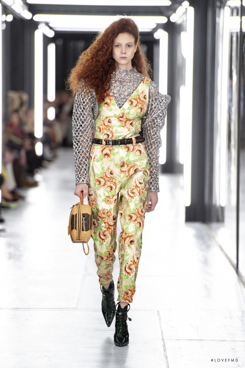 Natalie Westling featured in  the Louis Vuitton fashion show for Spring/Summer 2019