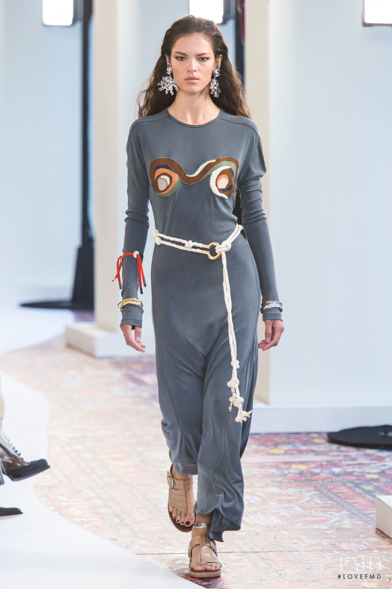Matea Brakus featured in  the Chloe fashion show for Spring/Summer 2019