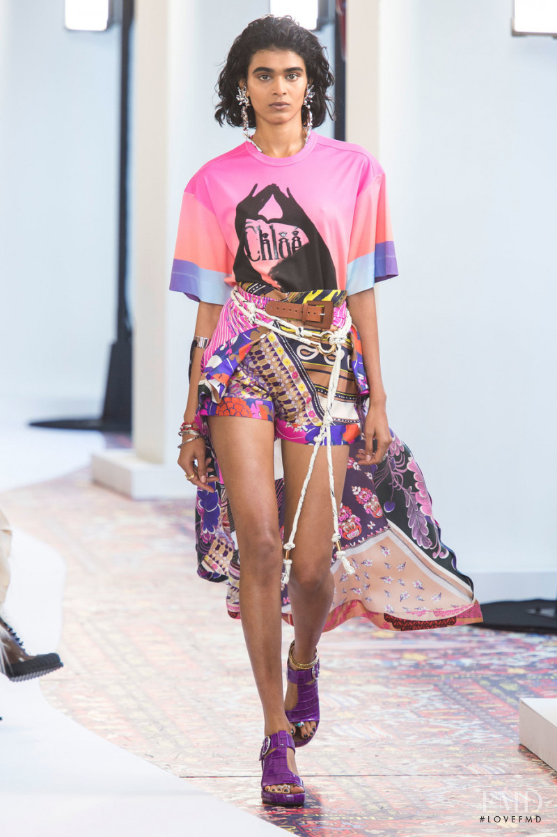 Radhika Nair featured in  the Chloe fashion show for Spring/Summer 2019