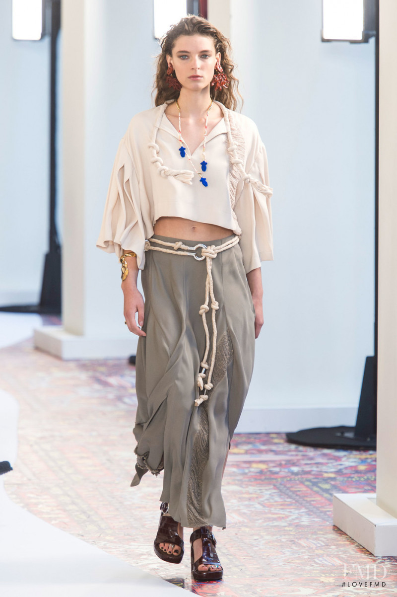Ansley Gulielmi featured in  the Chloe fashion show for Spring/Summer 2019