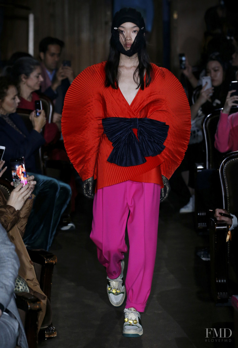 Layla Ong featured in  the Gucci fashion show for Spring/Summer 2019