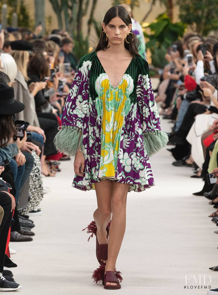 Cyrielle Lalande featured in  the Valentino fashion show for Spring/Summer 2019
